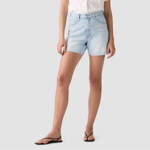 Levi’s Cinched Mid Thigh Jean Shorts